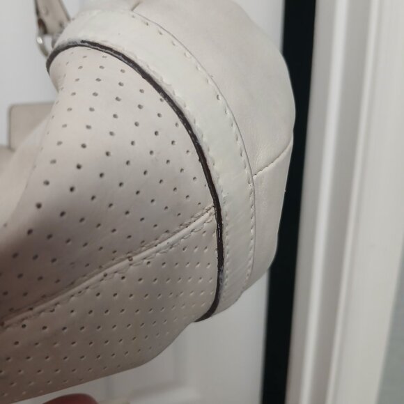 Coach Perforated Leather Hobo🤍 - Picture 6 of 13